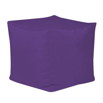 purple outdoor bean bag cube