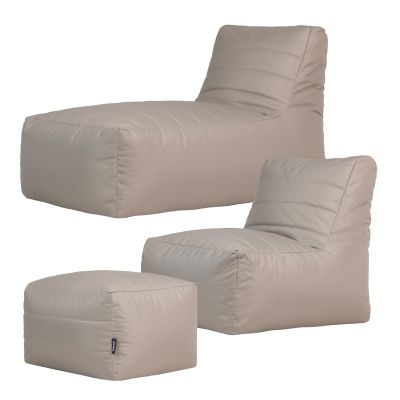 Veeva Pouf modulaire chaise longue d'extérieur