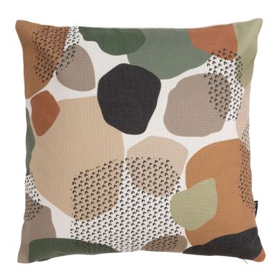 Coussin d'intérieur et d'extérieur à imprimé galet Icon, multicolore