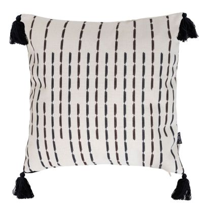 Coussin d'intérieur et d'extérieur à rayures d'Icon, multicolore