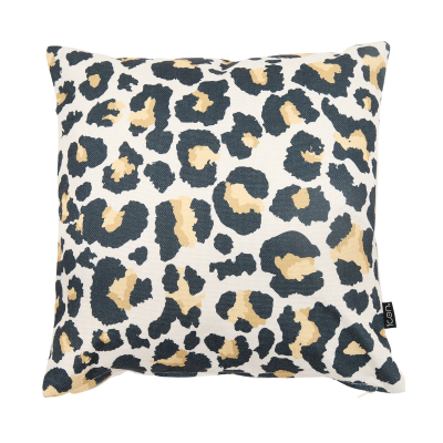 Coussin d'intérieur et d'extérieur à imprimé léopard Icon, multicolore