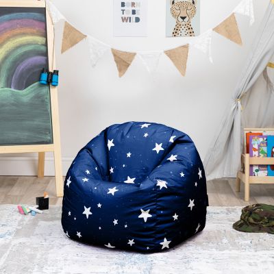 Pouf poire pour enfants Starry Skies