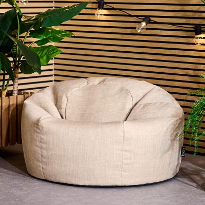 Fauteuil pouf classique en tissu imperméable Icon Kingston