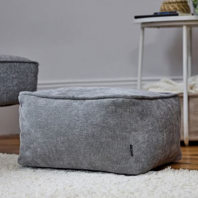 Repose-pieds en tissu chenille icon Amara