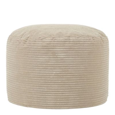 Pouf en velours côtelé icon Frankie