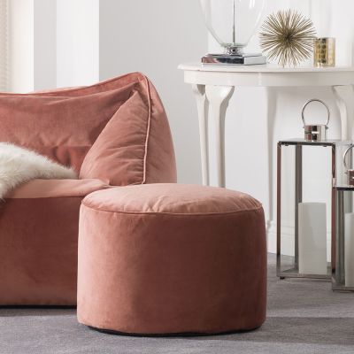 Pouf en velours icon Milano