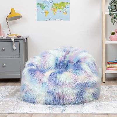 Pouf en fausse fourrure pour enfant icon