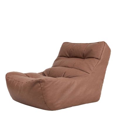 Pouf inclinable en similicuir Lorenzo