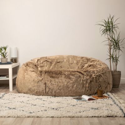 Canapé pouf en fausse fourrure icon Cloud