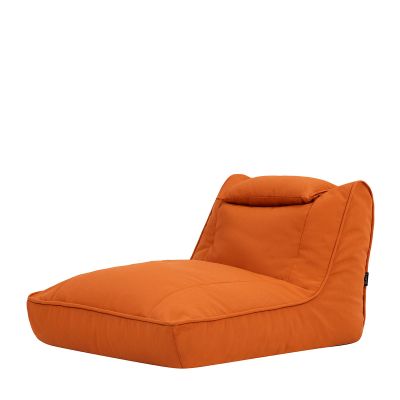Méridienne en oléofine déperlante Icon Nova, orange brûlé