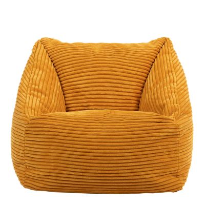 Fauteuil pouf en velours côtelé pour enfant icon Morgan